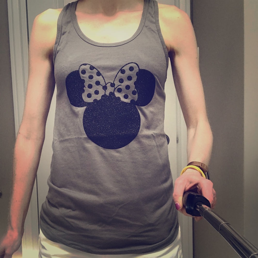 Glitter Mickey Mouse Tank XS